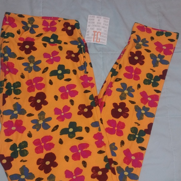 LuLaRoe Pants - NWOT TC Yellow Leggings